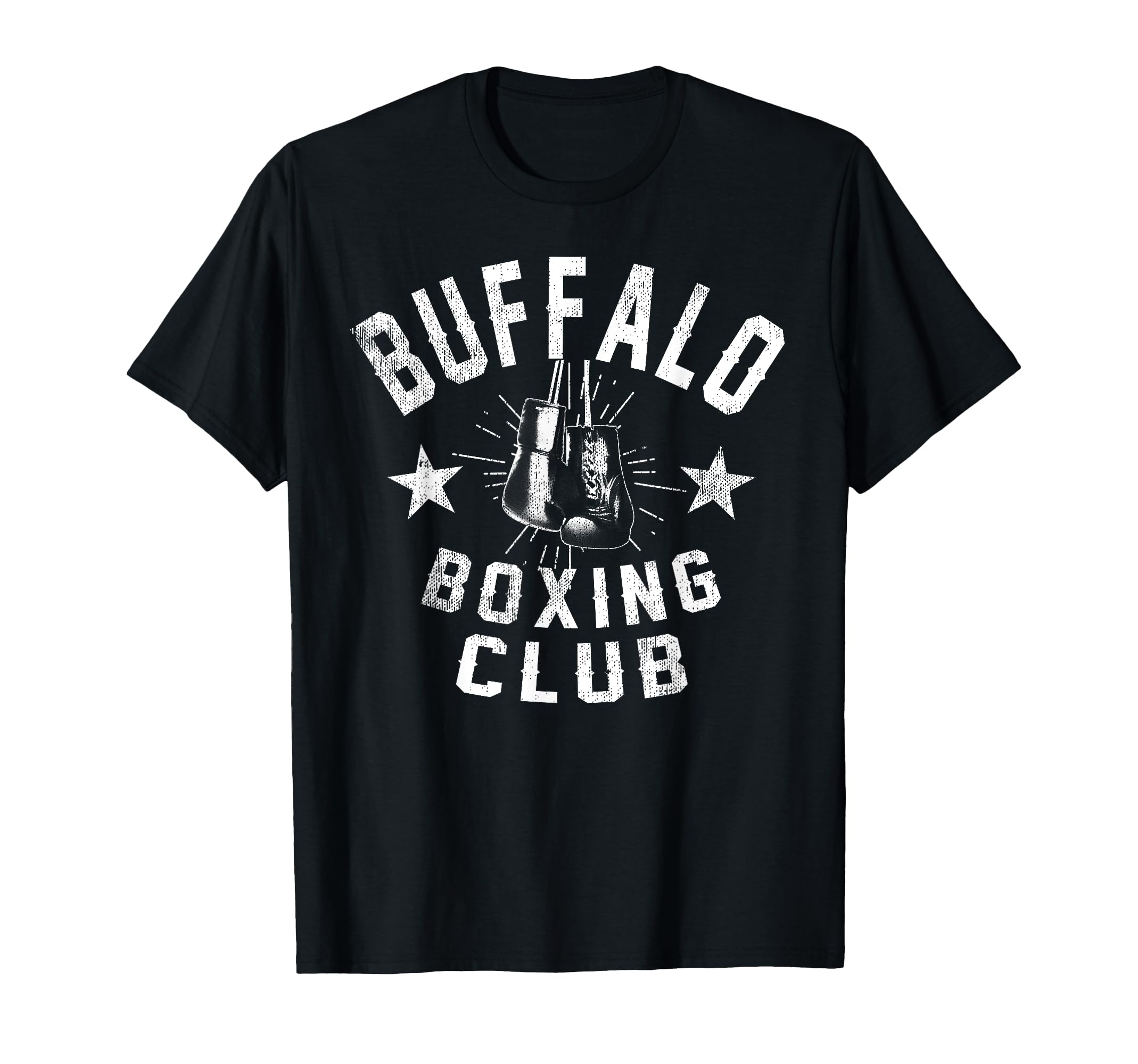 Buffalo Boxing Club Distressed T-Shirt - Fun Novelty Design for Adults - T-Shirt, Sweatshirt, Hoodie