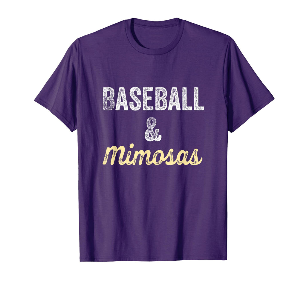 Baseball Mimosas Gift Fan Day Drink Wife T-Shirt - Custom Art Print Unisex - T-Shirt, Sweatshirt, Hoodie