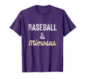 Baseball Mimosas Gift Fan Day Drink Wife T-Shirt - Custom Art Print Unisex - T-Shirt, Sweatshirt, Hoodie