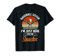 Baseball Sister Here Snacks Little T-Shirt - Custom Art Print Men Women - T-Shirt, Sweatshirt, Hoodie