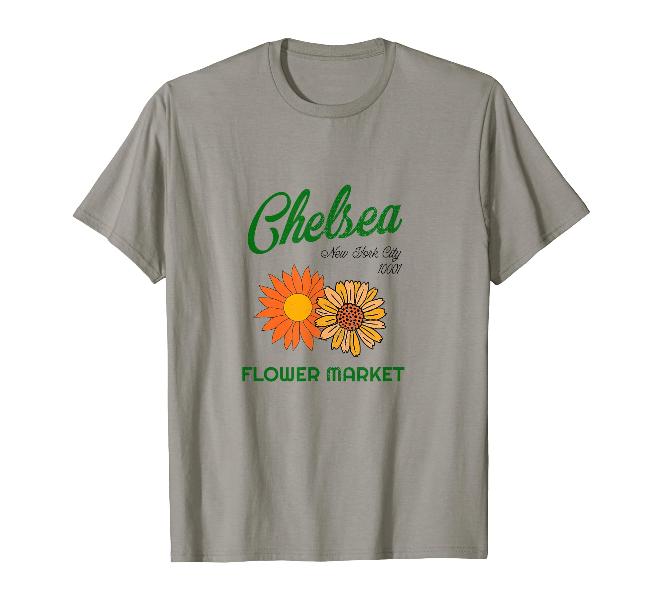 Chelsea Nyc Flower Market West Side T-Shirt - Custom Art Print Men Women - T-Shirt, Sweatshirt, Hoodie