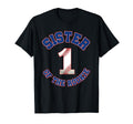 Sister Rookie 1St Birthday Baseball T-Shirt - Novelty Apparel for Adults - T-Shirt, Sweatshirt, Hoodie