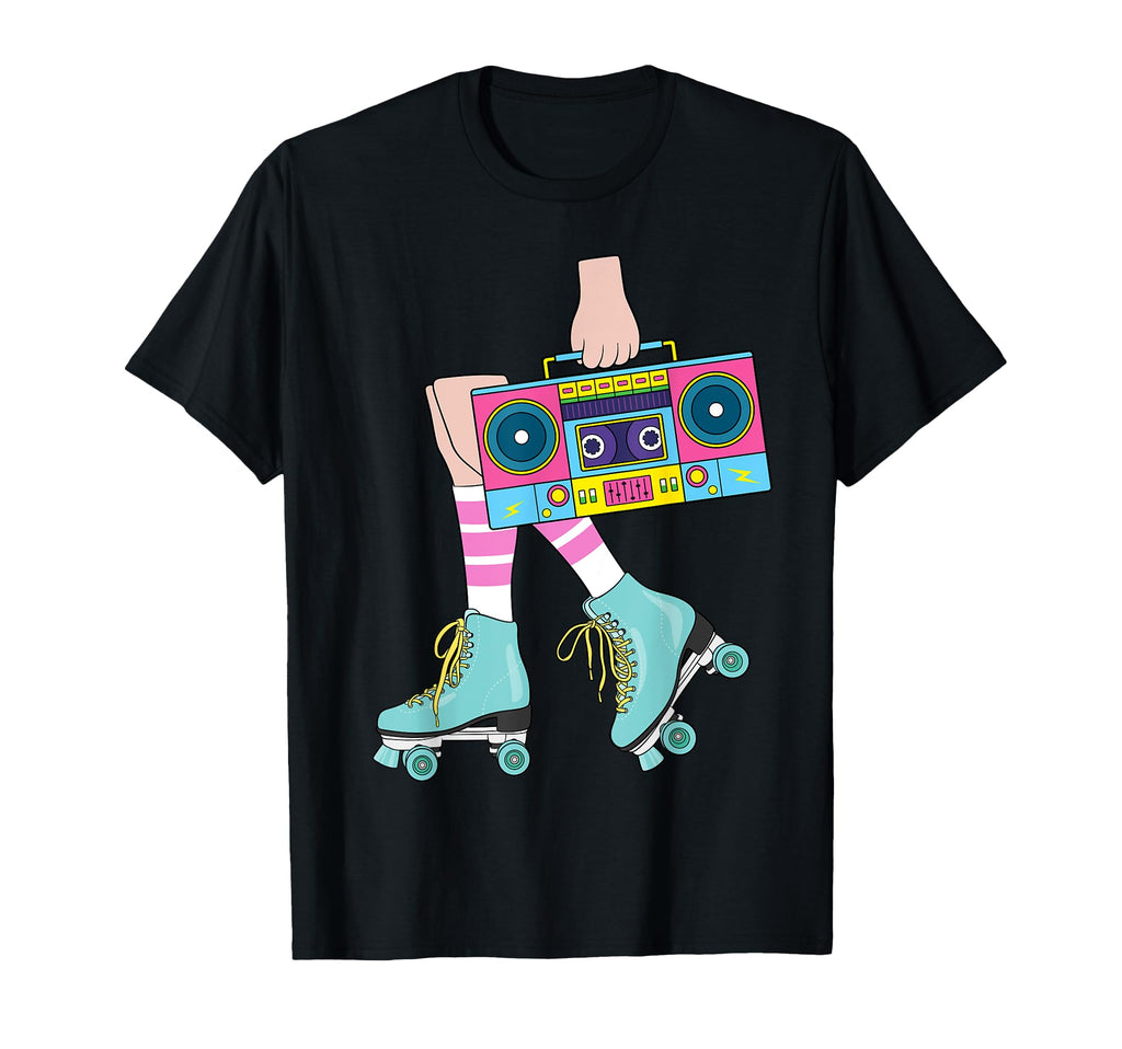 Roller Skating 80S Roller Funny T-Shirt - Casual Everyday Wear Men Women - T-Shirt, Sweatshirt, Hoodie