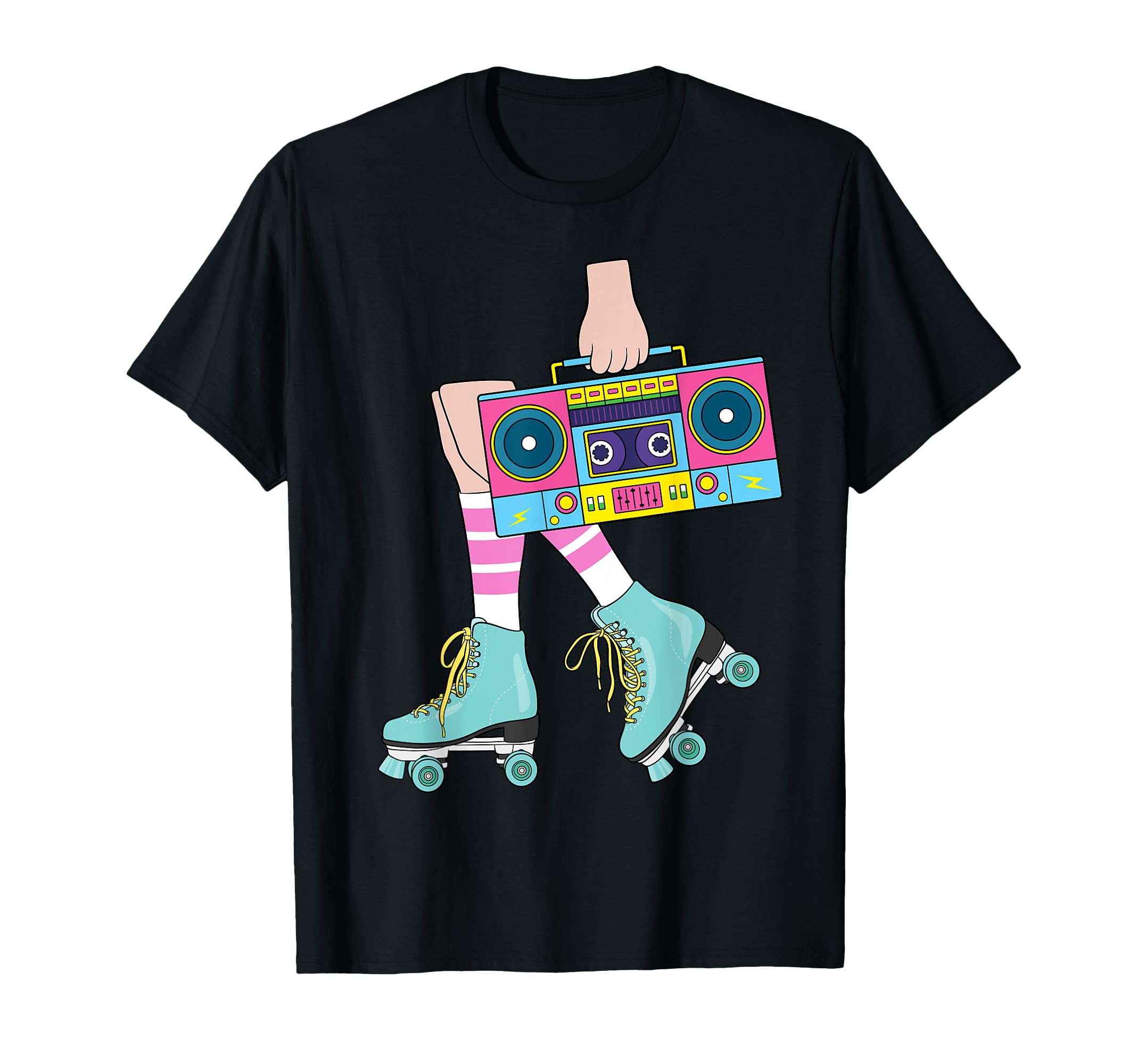 Roller Skating 80S Roller Funny T-Shirt - Casual Everyday Wear Men Women - T-Shirt, Sweatshirt, Hoodie