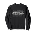 We People Distressed American Flag Sweatshirt - Graphic Print Men Women - T-Shirt, Sweatshirt, Hoodie