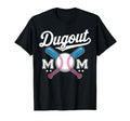Dugout Mom Baseball T-Shirt - Custom Art Print Unisex - T-Shirt, Sweatshirt, Hoodie