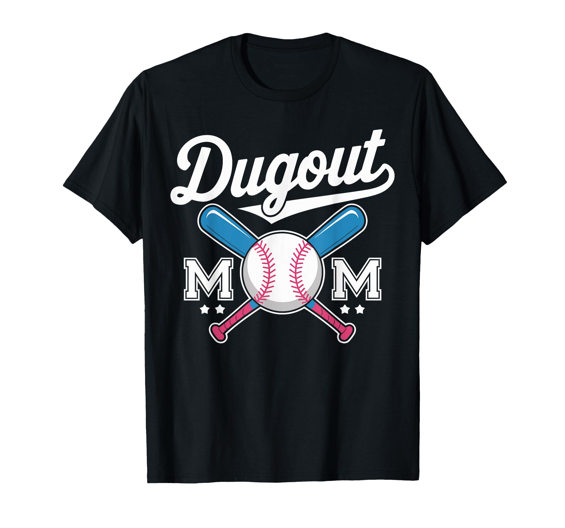 Dugout Mom Baseball T-Shirt - Custom Art Print Unisex - T-Shirt, Sweatshirt, Hoodie