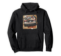 Raised Old School Hip Hop Cassette Hoodie - Minimalist Print for Adults - T-Shirt, Sweatshirt, Hoodie