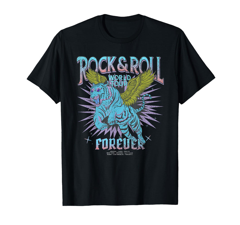 Tiger Rock Band T-Shirt - Custom Art Print for Adults - T-Shirt, Sweatshirt, Hoodie
