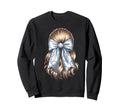 Baseball Coquette Bow Baseball Mom Sweatshirt - Custom Art Print Men Women - T-Shirt, Sweatshirt, Hoodie