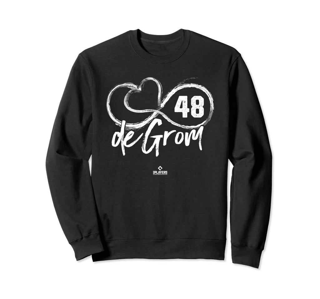 Jacob Degrom Infinite Heart New Sweatshirt - Fun Novelty Design for Adults - T-Shirt, Sweatshirt, Hoodie