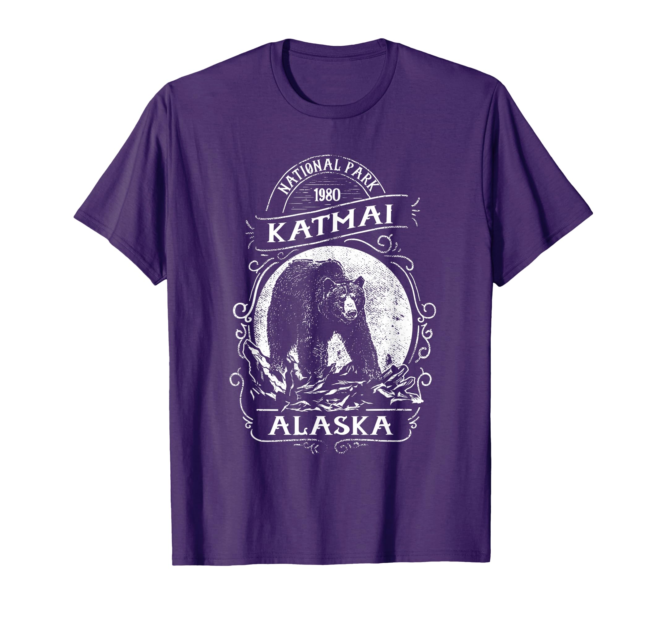 Katmai National Park Bear Alaska T-Shirt - Custom Art Print Unisex - T-Shirt, Sweatshirt, Hoodie