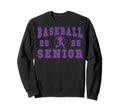 Baseball Senior Night Baseball Sweatshirt - Minimalist Print for Adults - T-Shirt, Sweatshirt, Hoodie