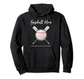 Baseball Mom Hoodie - Custom Art Print Unisex - T-Shirt, Sweatshirt, Hoodie