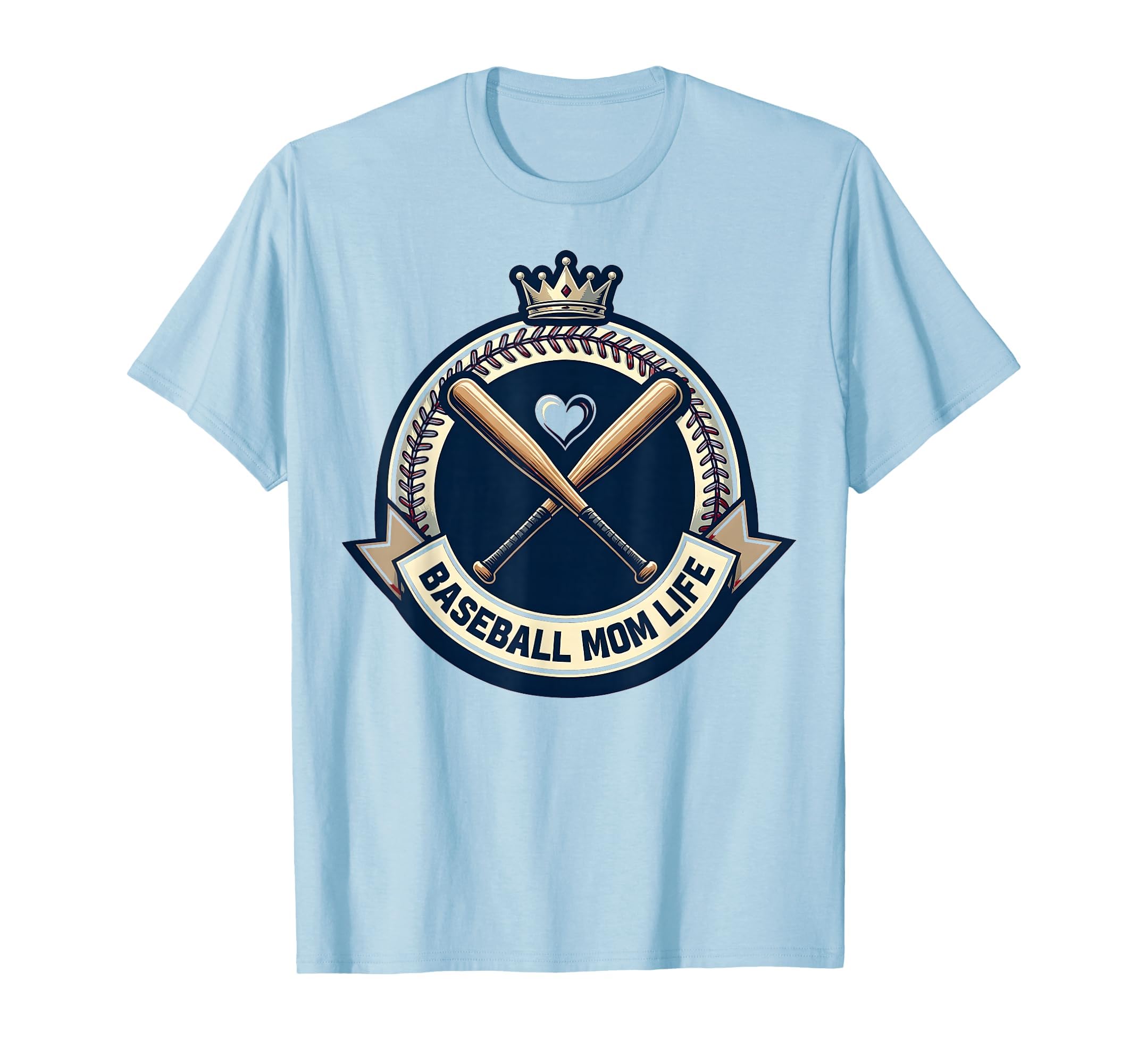 Baseball Mom Life T-Shirt - Custom Art Print Unisex - T-Shirt, Sweatshirt, Hoodie