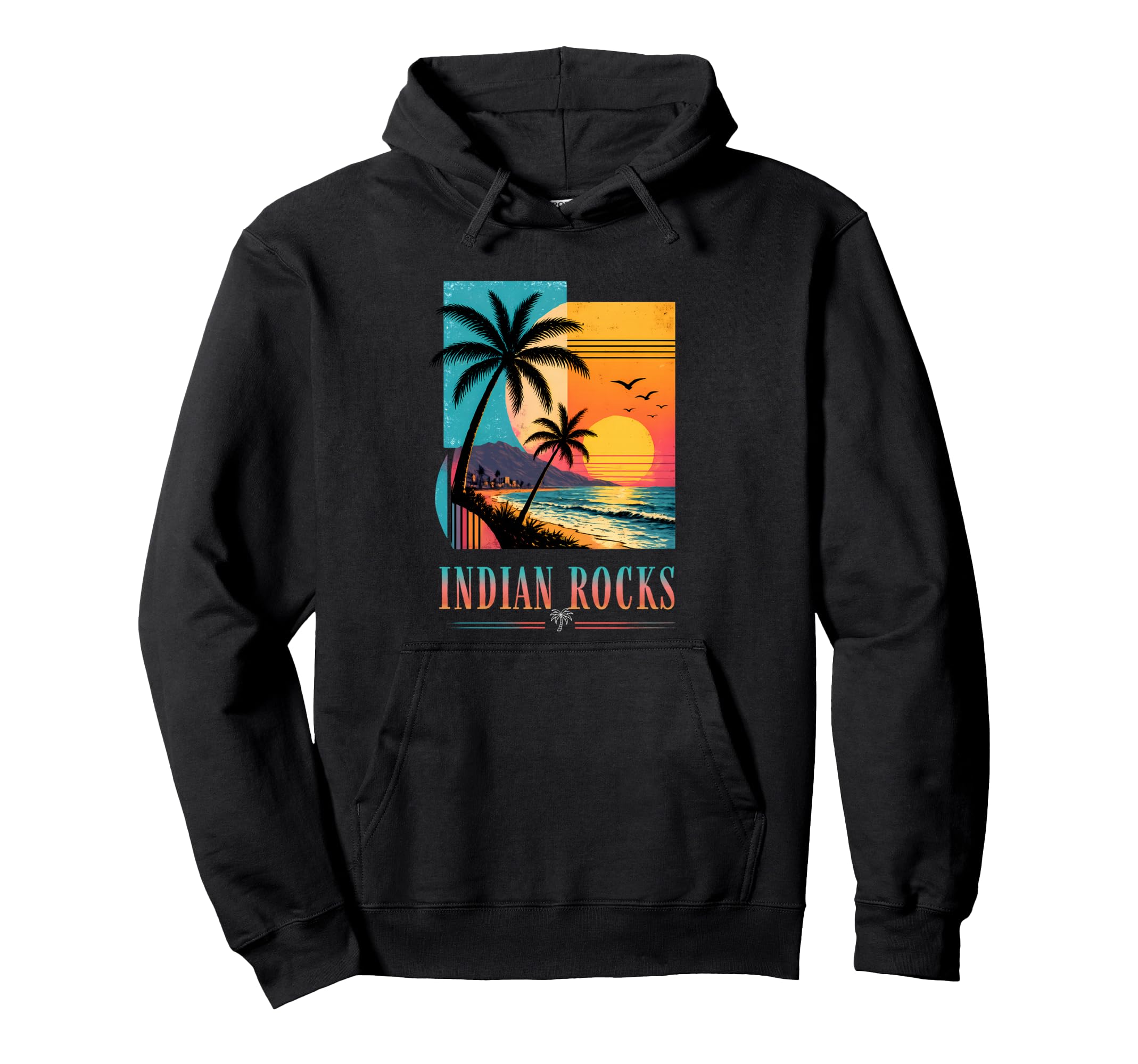 Indian Rocks Beach Sunset 2026 Summer Hoodie - Custom Art Print for Adults - T-Shirt, Sweatshirt, Hoodie