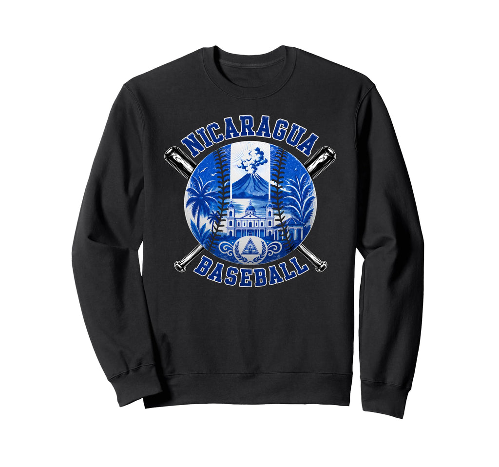 Proud Nicaraguan Citizen Baseball Sweatshirt - Unique Graphic for Adults - T-Shirt, Sweatshirt, Hoodie