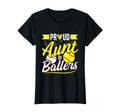 Ballers Aunt Baseball And Softball Player T-Shirt - Novelty Apparel Unisex - T-Shirt, Sweatshirt, Hoodie