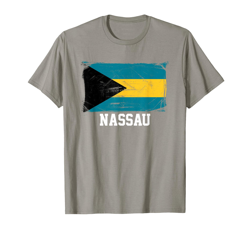 Nassau Distressed Bahamas Flag T-Shirt - Casual Everyday Wear for Adults - T-Shirt, Sweatshirt, Hoodie