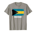 Nassau Distressed Bahamas Flag T-Shirt - Casual Everyday Wear for Adults - T-Shirt, Sweatshirt, Hoodie