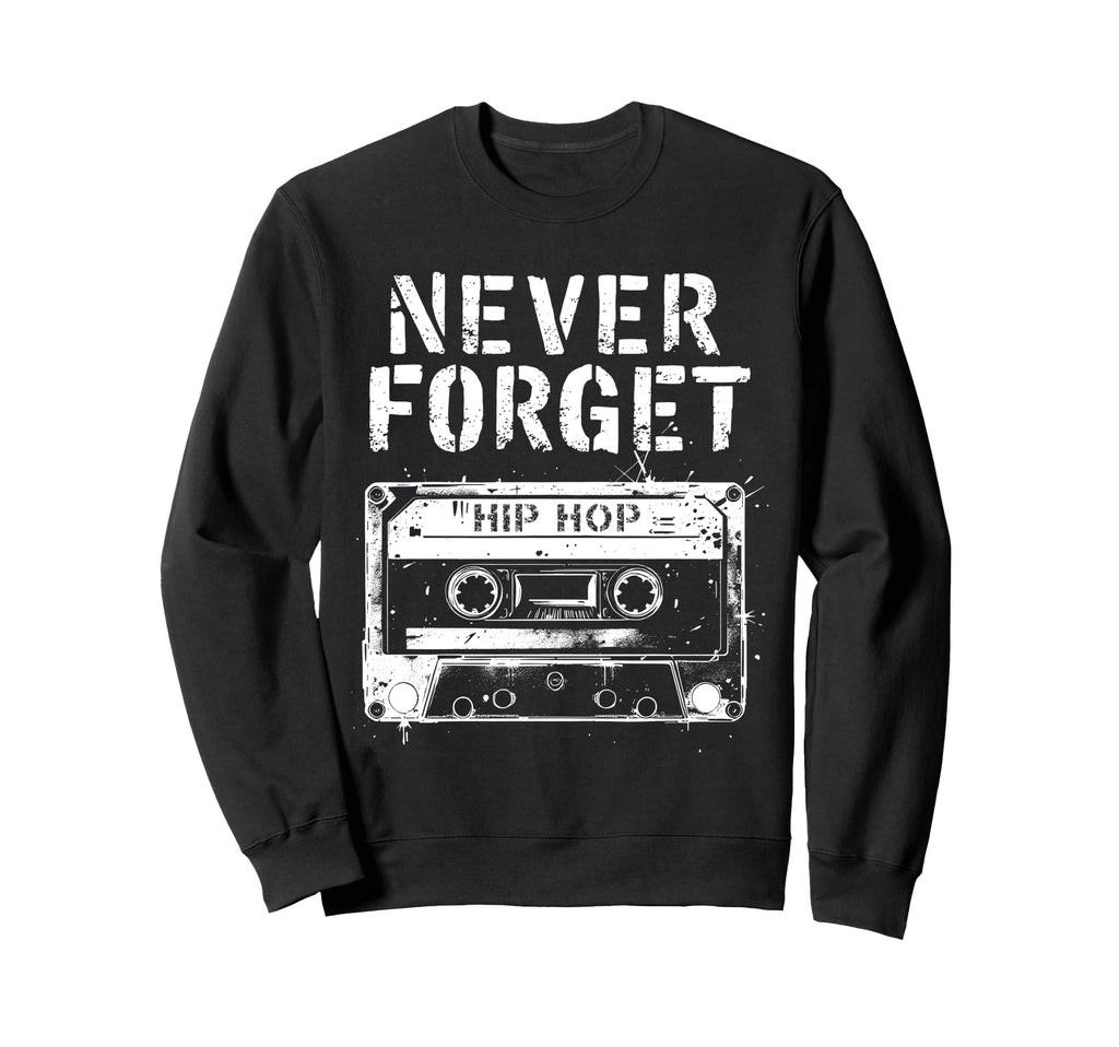 Cassette Tape Hip Hop Music 90S Sweatshirt - Fun Novelty Design for Adults - T-Shirt, Sweatshirt, Hoodie
