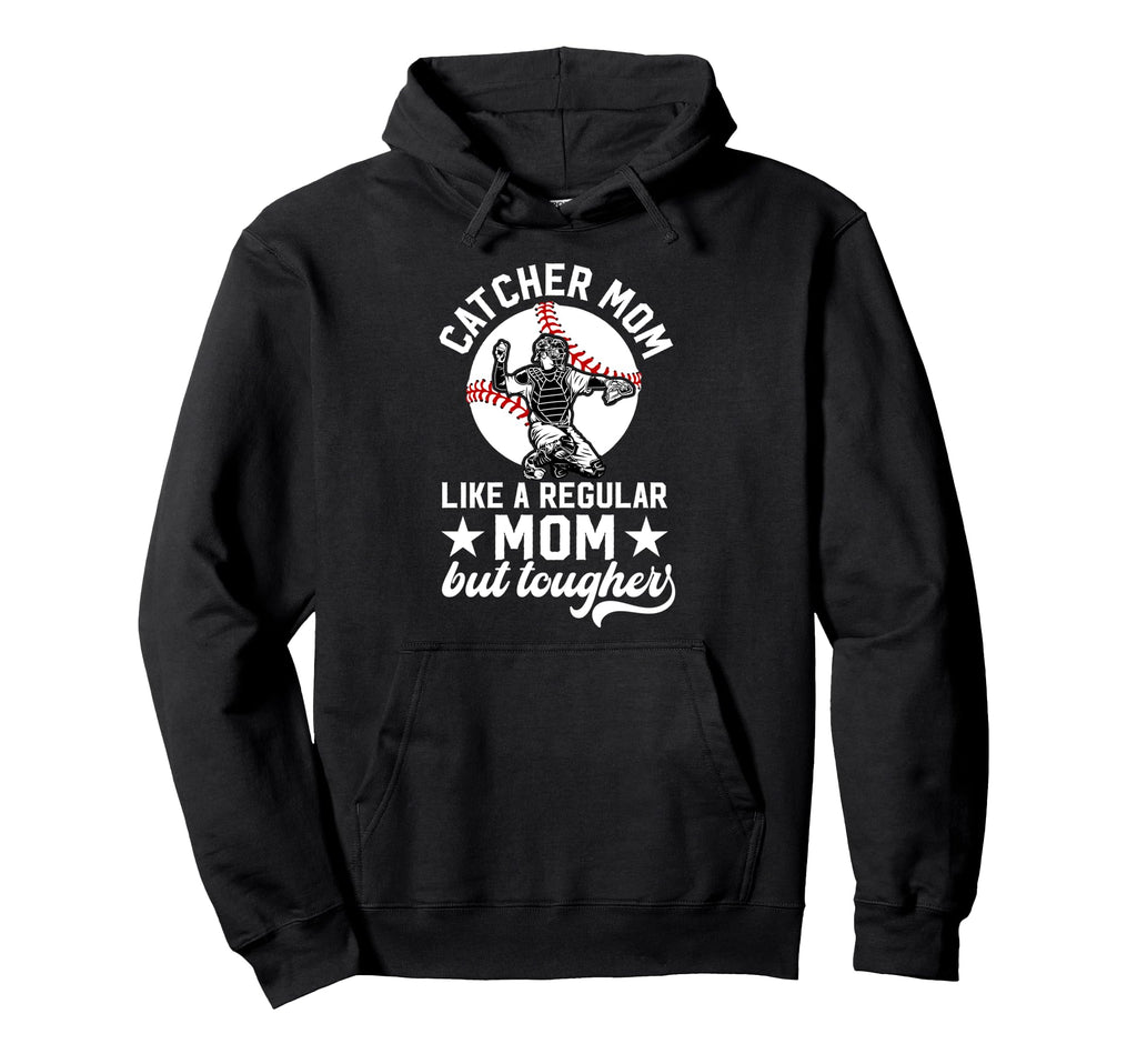 Baseball Catcher Mom Definition Hoodie - Casual Everyday Wear for Adults - T-Shirt, Sweatshirt, Hoodie