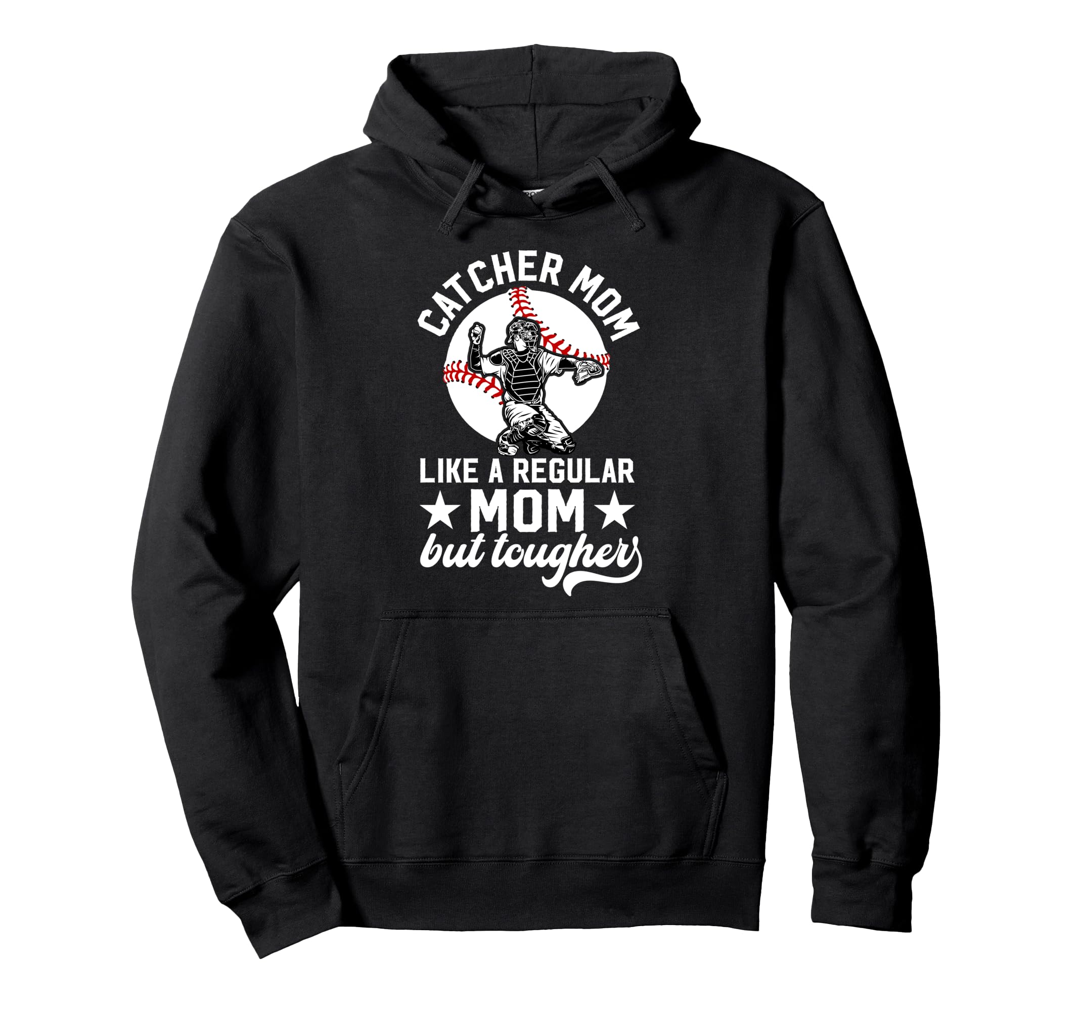 Baseball Catcher Mom Definition Hoodie - Casual Everyday Wear for Adults - T-Shirt, Sweatshirt, Hoodie