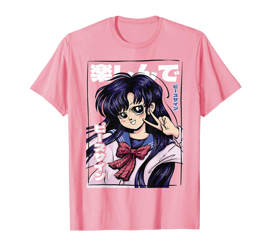 Anime Kawaii Aesthetic Manga 90S T-Shirt - Streetwear Style for Adults - T-Shirt, Sweatshirt, Hoodie