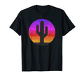 Summer Saguaro Cactus Sunset T-Shirt - Minimalist Print for Adults - T-Shirt, Sweatshirt, Hoodie