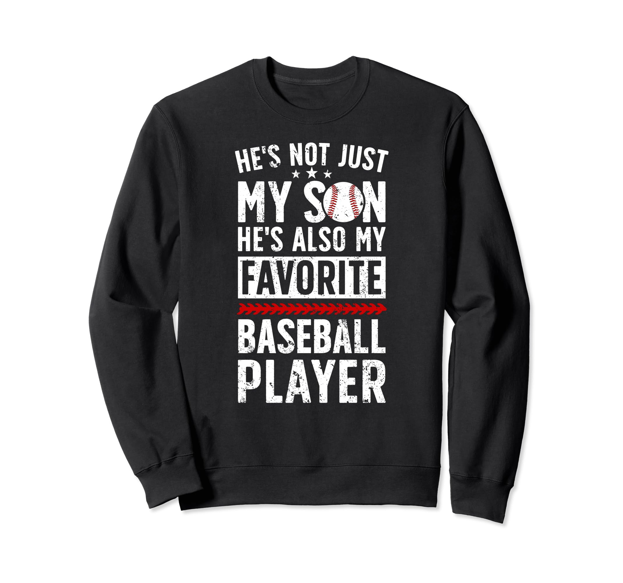 My Favorite Baseball Player Dad Sweatshirt - Trendy Graphic for Adults - T-Shirt, Sweatshirt, Hoodie