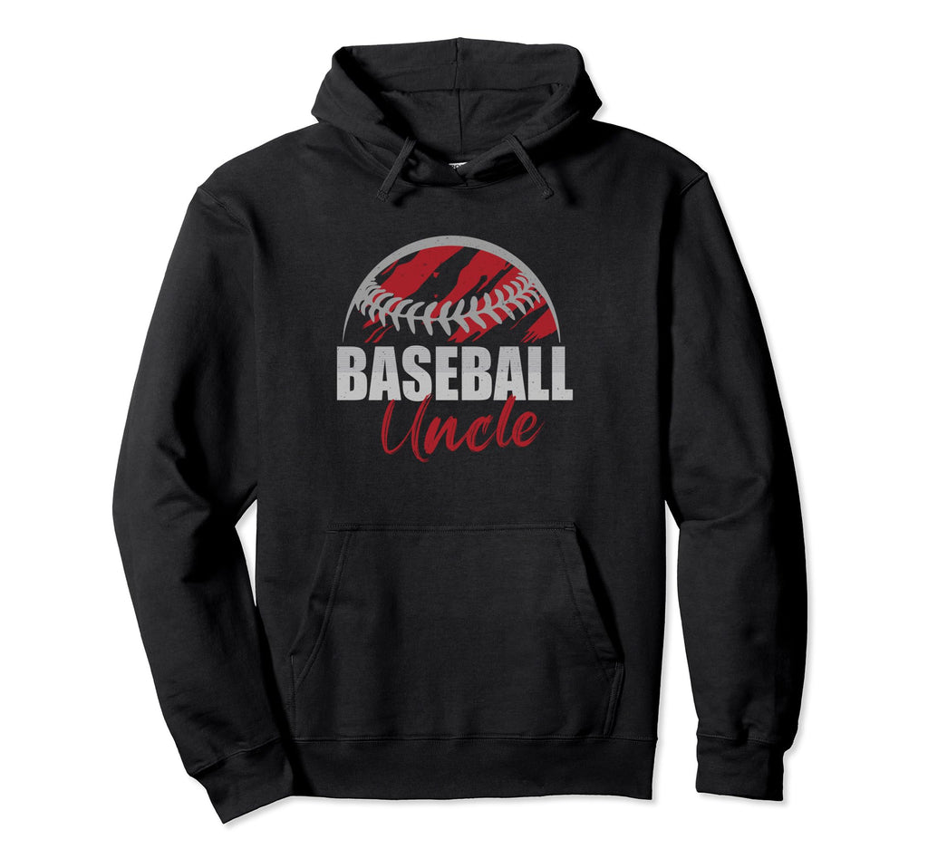 Baseball Uncle Life Gifts Fathers Day Hoodie - Minimalist Print Men Women - T-Shirt, Sweatshirt, Hoodie