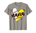 Proud Baseball Softball Nana Grandma T-Shirt - Graphic Print for Adults - T-Shirt, Sweatshirt, Hoodie