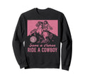 Western Cowgirls Disco Save Horse Sweatshirt - Graphic Print for Adults - T-Shirt, Sweatshirt, Hoodie