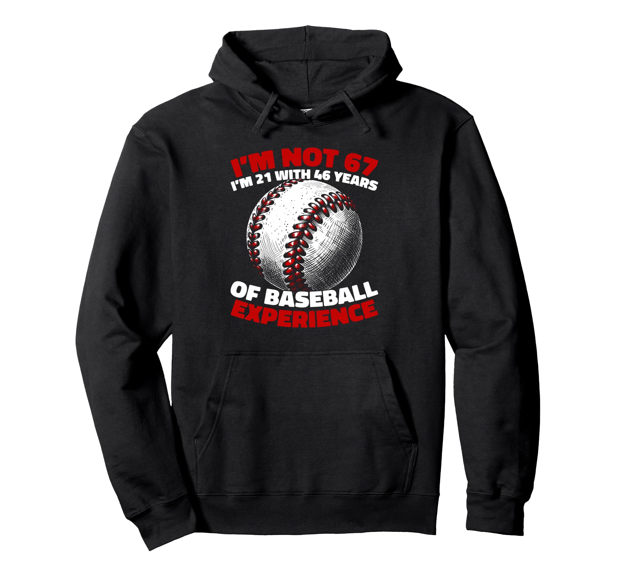 67Th Birthday Baseballer Sport Team Hoodie - Minimalist Print Unisex - T-Shirt, Sweatshirt, Hoodie