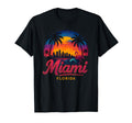 Miami Beach 305 Florida Sunset T-Shirt - Novelty Apparel Men Women - T-Shirt, Sweatshirt, Hoodie