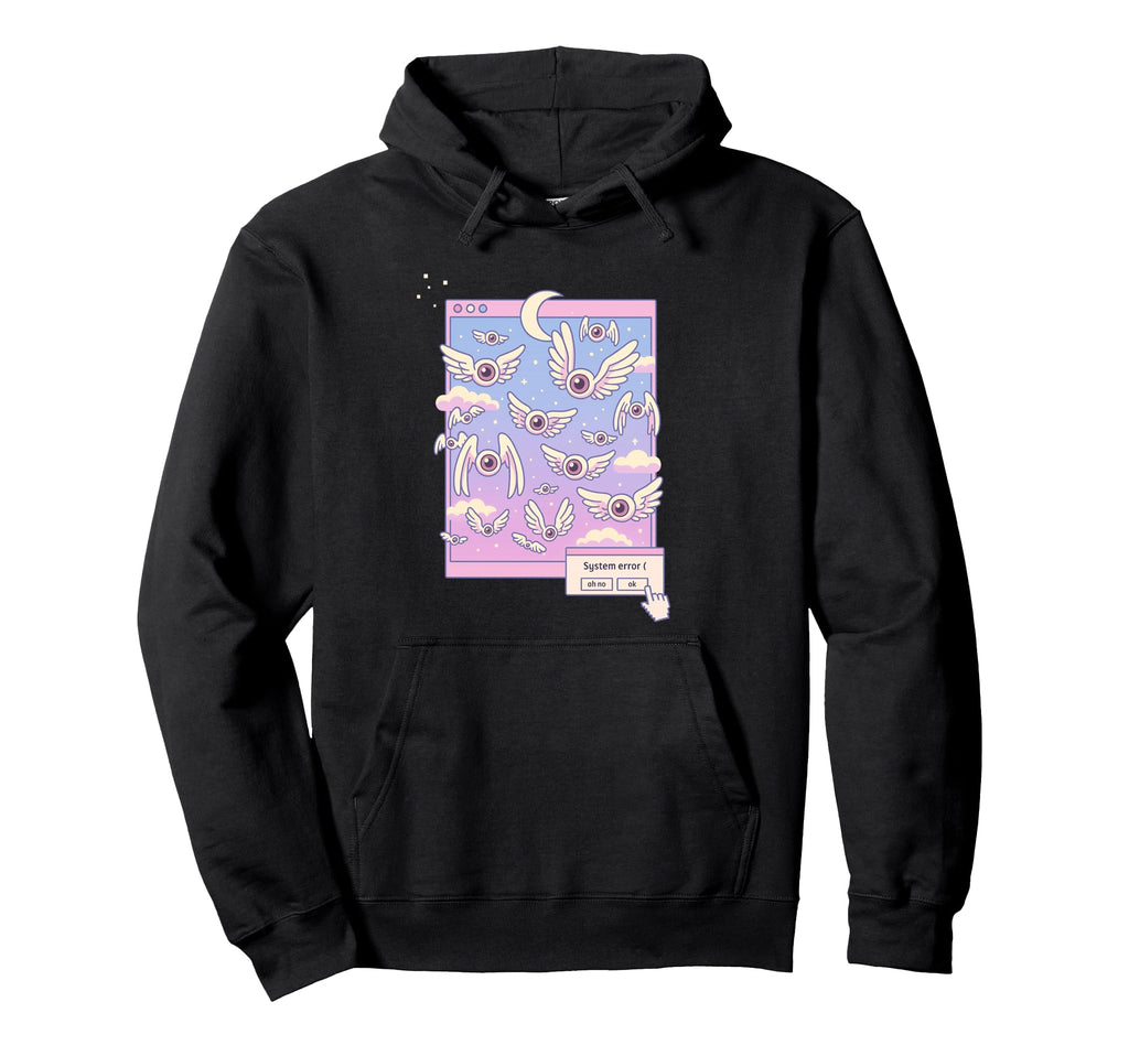 Weirdcore Winged Eyes Pastel Dreamcore Hoodie - Graphic Print Men Women - T-Shirt, Sweatshirt, Hoodie