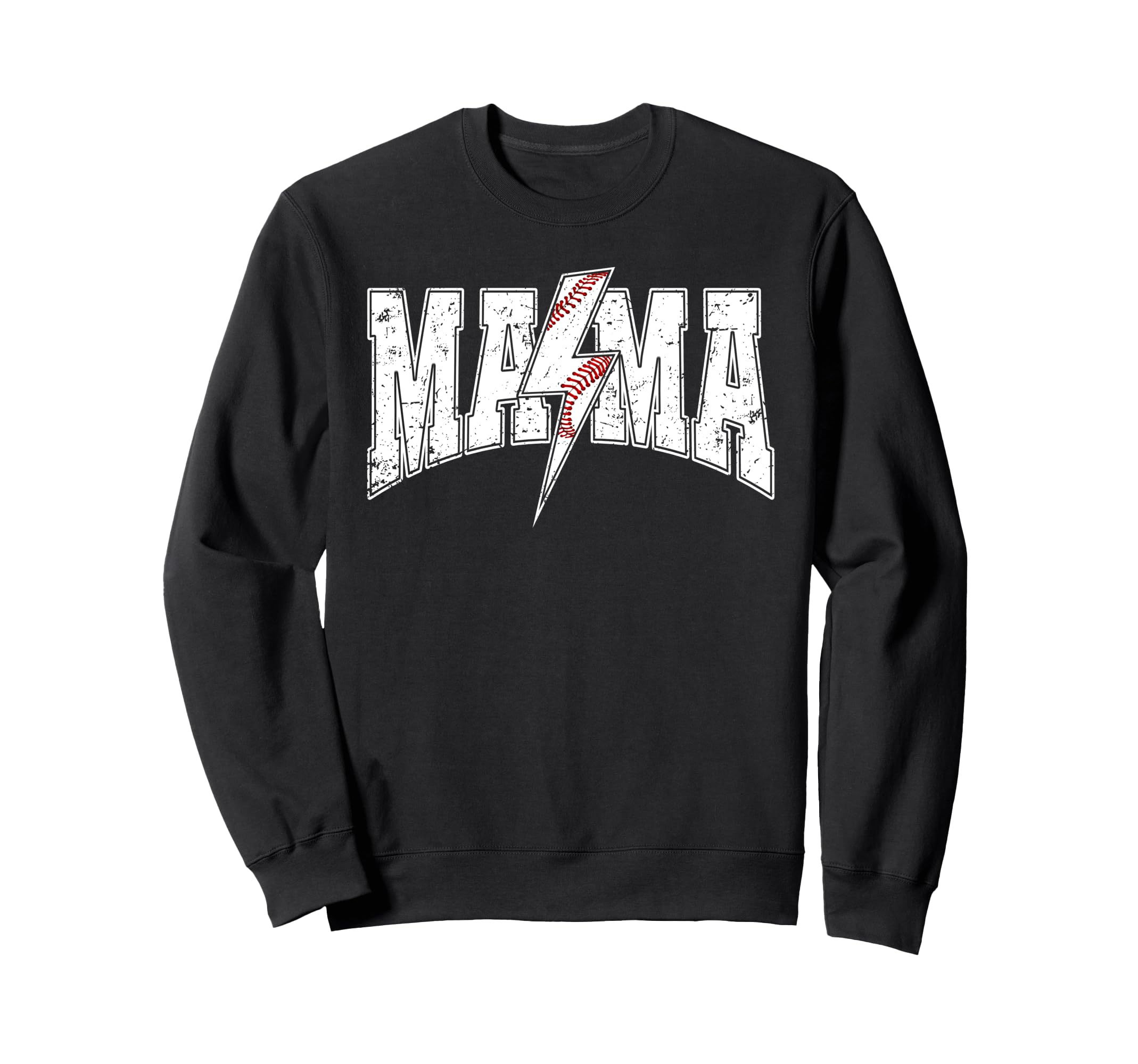 Mama Lightning Bolt Checkered Sweatshirt - Unique Graphic for Adults - T-Shirt, Sweatshirt, Hoodie