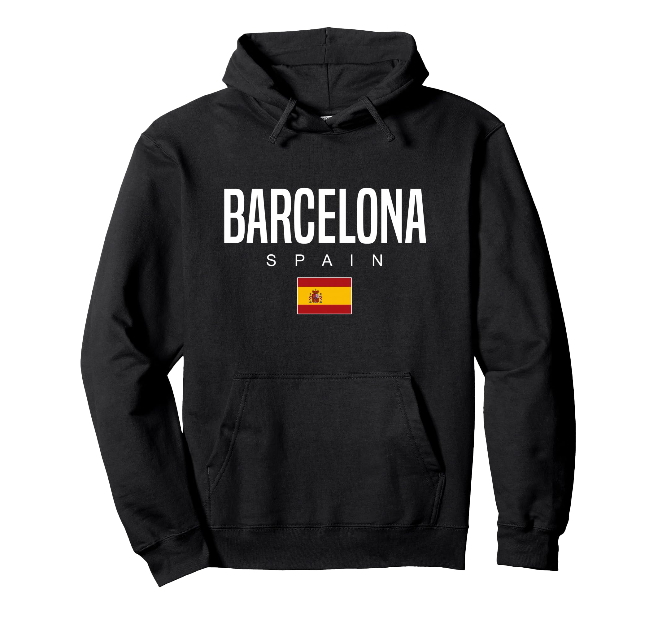 Barcelona Spain Hoodie - Graphic Print Men Women - T-Shirt, Sweatshirt, Hoodie