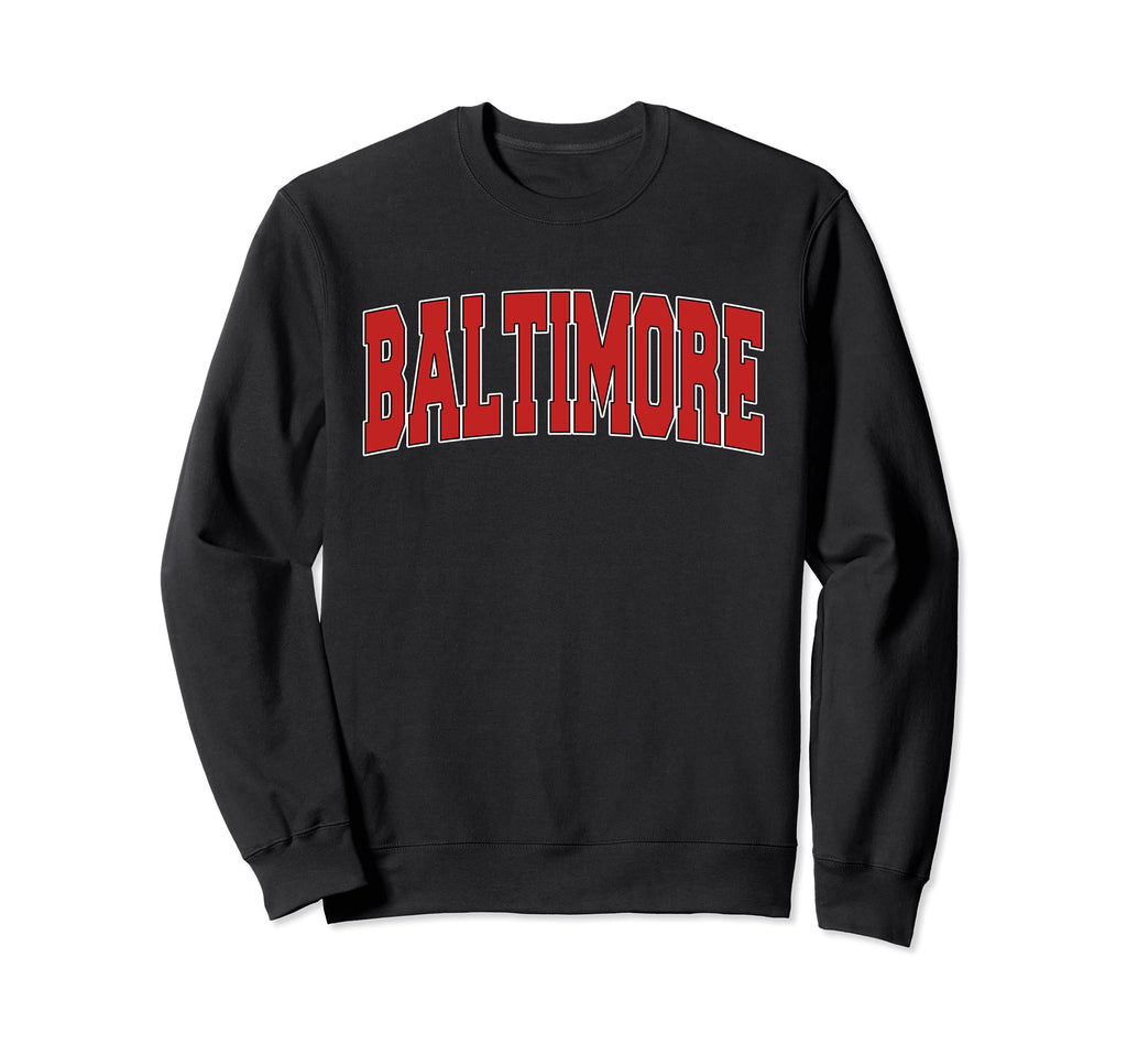 Baltimore Md Maryland Varsity Usa Sweatshirt - Unique Graphic Men Women - T-Shirt, Sweatshirt, Hoodie