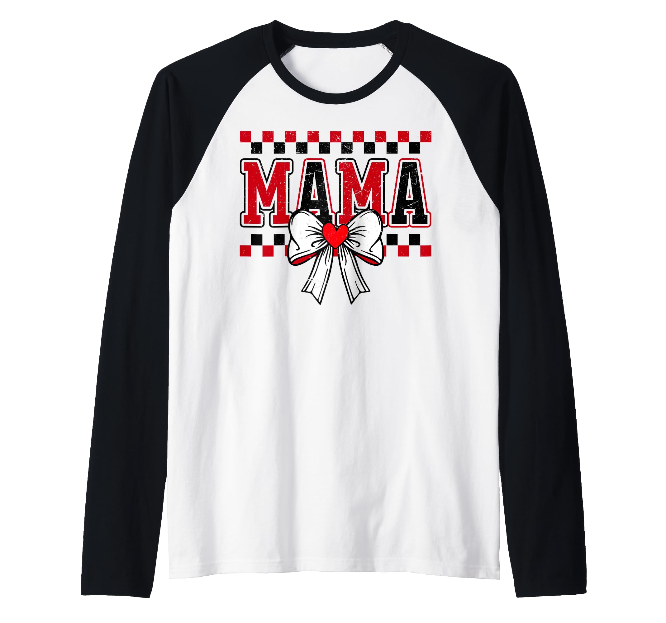 Mama Mom Mommy Mother Gift Bow Heart T-Shirt - Novelty Apparel for Adults - T-Shirt, Sweatshirt, Hoodie