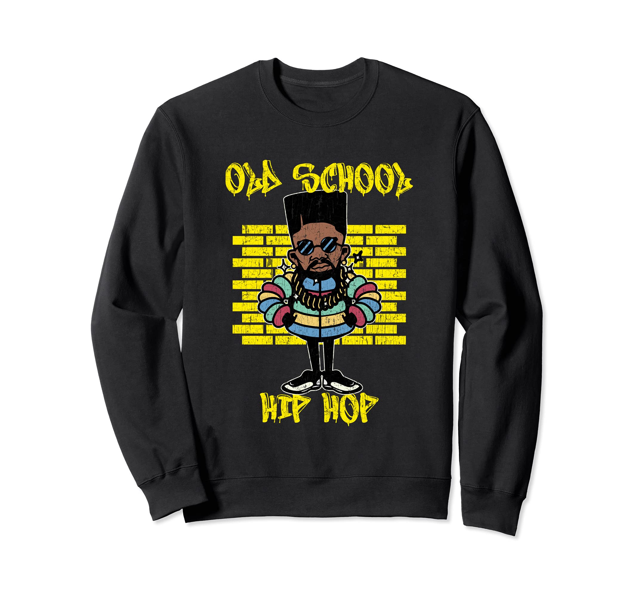 Old School Hip Hop 80S And 90S Sweatshirt - Unique Graphic Men Women - T-Shirt, Sweatshirt, Hoodie