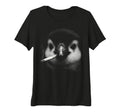 Womens Bad Penguin Smoking Cigarette Meme T-Shirt - Graphic Print Unisex - T-Shirt, Sweatshirt, Hoodie