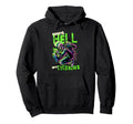 Raising Hell And Eyebrows Punk Rock Hoodie - Trendy Graphic Unisex - T-Shirt, Sweatshirt, Hoodie
