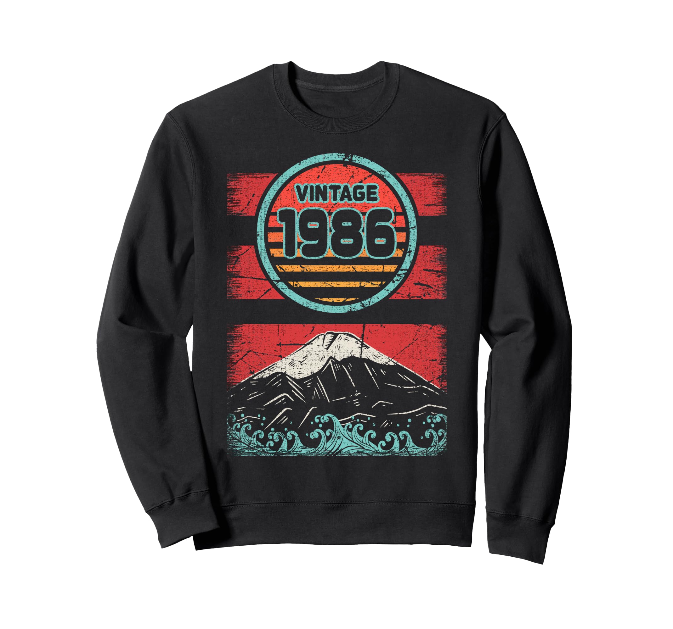 1986 Birthday Sunset Sweatshirt - Novelty Apparel Unisex - T-Shirt, Sweatshirt, Hoodie