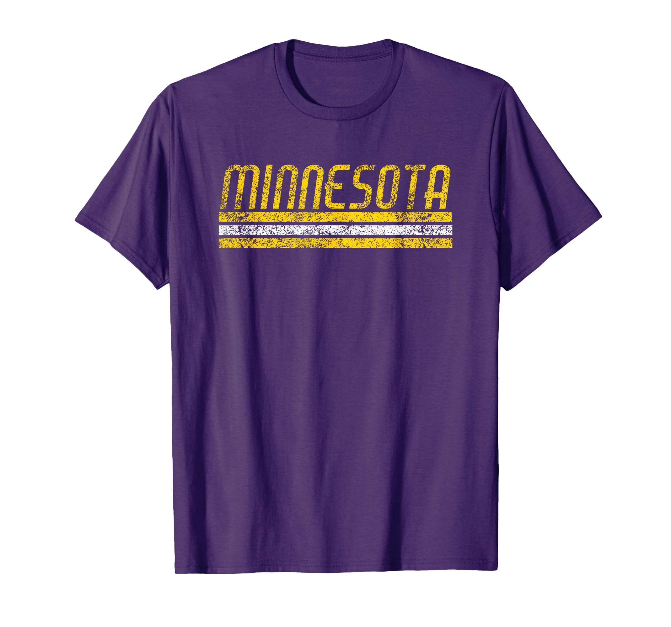 Minnesota Weathered Stripe Throwback T-Shirt - Aesthetic Graphic Men Women - T-Shirt, Sweatshirt, Hoodie