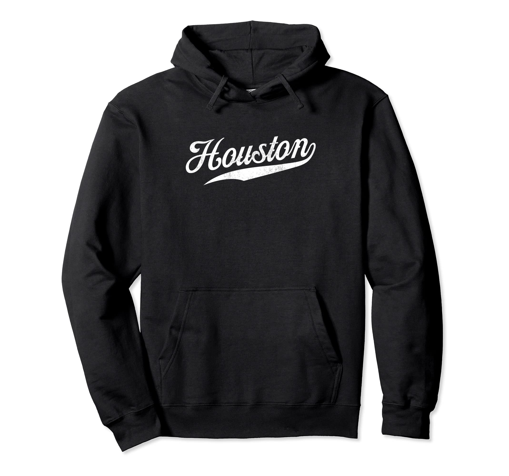 Houston City Houston Distressed Hoodie - Graphic Print Men Women - T-Shirt, Sweatshirt, Hoodie