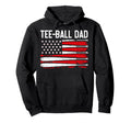 Ball Dad Baseball Dad Daddy Fathers Day Hoodie - Novelty Apparel Men Women - T-Shirt, Sweatshirt, Hoodie