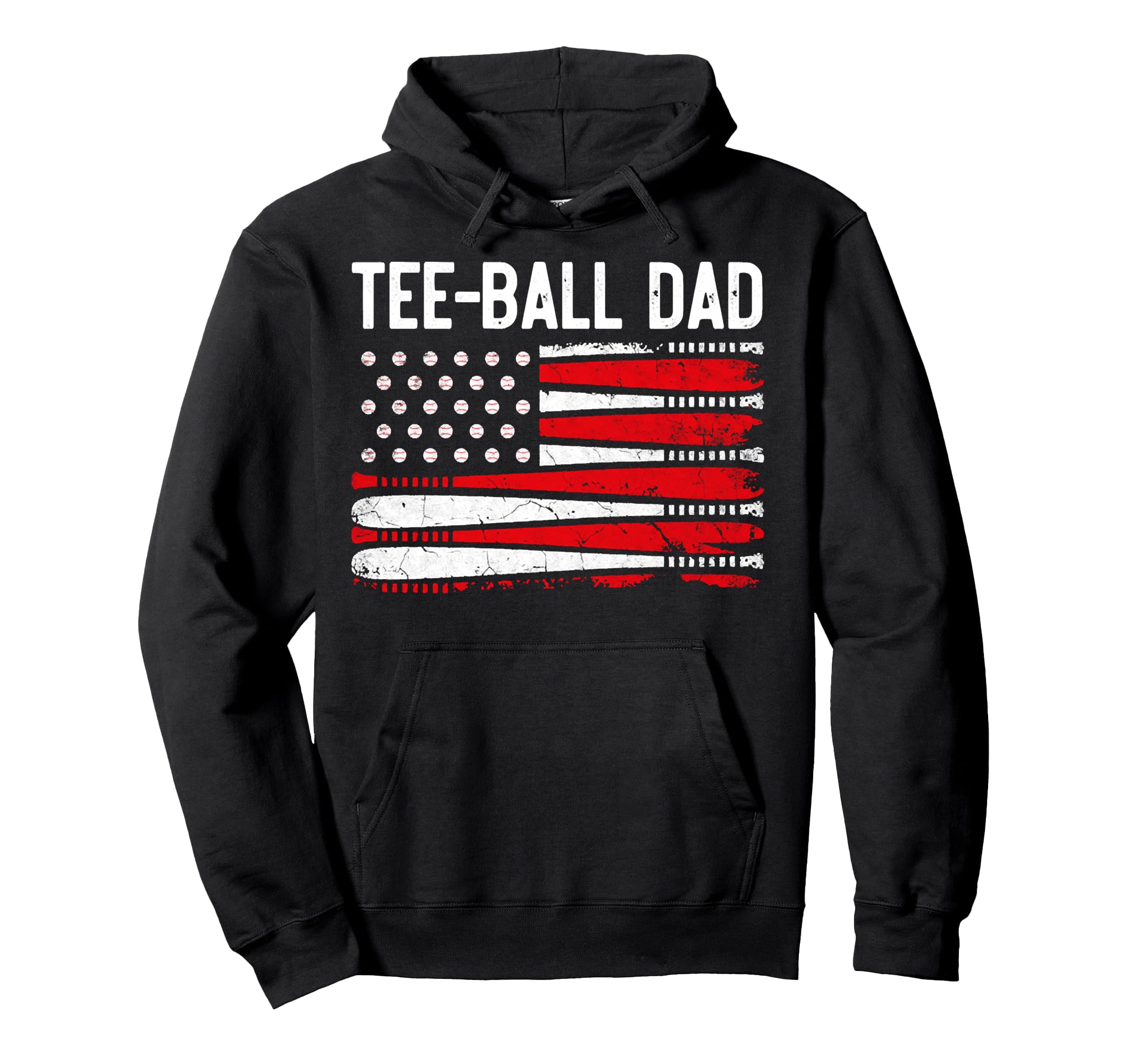 Ball Dad Baseball Dad Daddy Fathers Day Hoodie - Novelty Apparel Men Women - T-Shirt, Sweatshirt, Hoodie