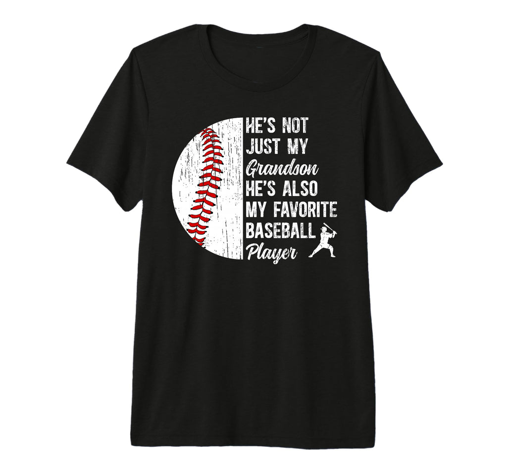 Mens My Favorite Baseball Player Grandpa T-Shirt - Minimalist Print Unisex - T-Shirt, Sweatshirt, Hoodie
