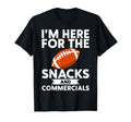 Im Just Here Snacks Football Mom Game T-Shirt - Unique Graphic Men Women - T-Shirt, Sweatshirt, Hoodie